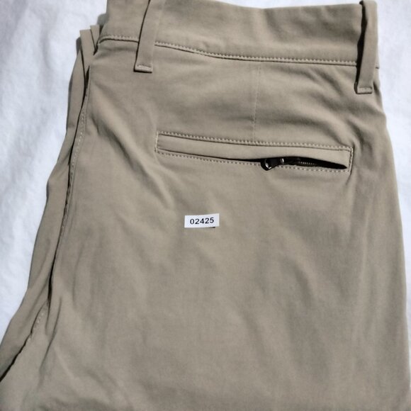 J Crew 484 Slim Stretch Men's 30x30 Tan Brown Khaki Chino Pants Nylon - Picture 6 of 6